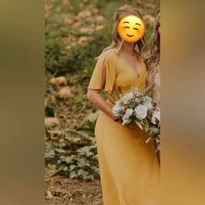 Lulu’s Yellow Wrap Dress